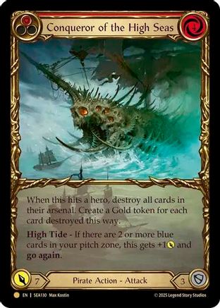 Conqueror of the High Seas (Treasure) (SEA130) Cold Foil - High Seas