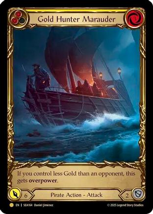 Gold Hunter Marauder (SEA164) Cold Foil - High Seas