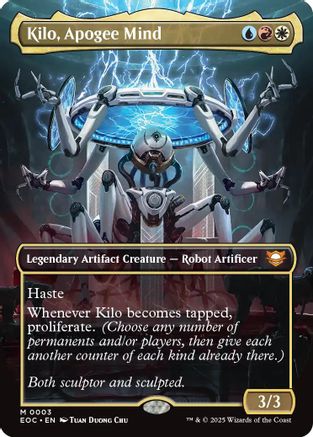 Kilo, Apogee Mind (Borderless) (003) Foil - Commander: Edge of Eternities