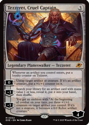Tezzeret, Cruel Captain (002) - Edge of Eternities