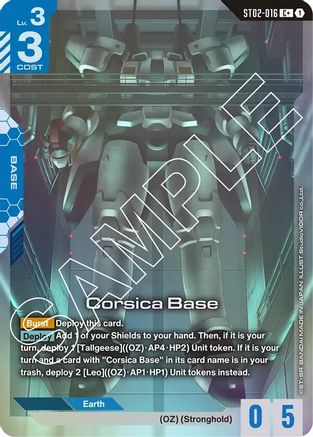 Corsica Base (C+) (ST02-016) Holofoil- Starter Deck 02 Wings of Advance