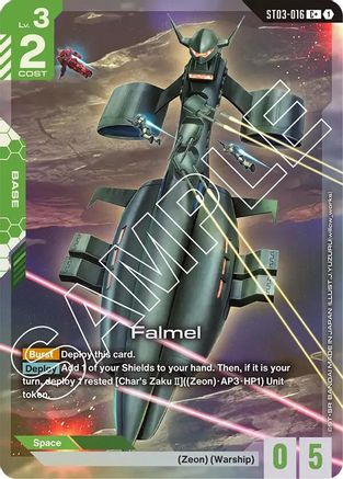 Falmel (C+) (ST03-016) Holofoil- Starter Deck 03 Zeons Rush