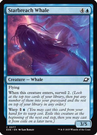 Starbreach Whale (077) Foil - Edge of Eternities