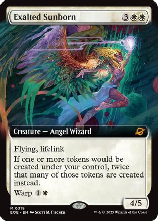 Exalted Sunborn (Extended Art) (318) Foil - Edge of Eternities