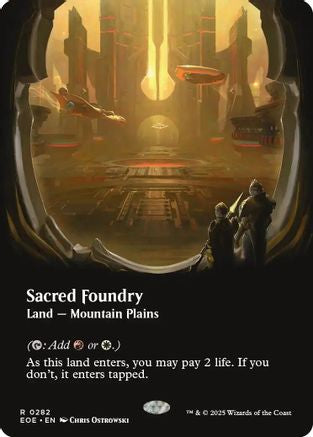 Sacred Foundry (Borderless) (282) - Edge of Eternities