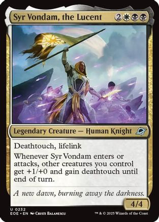 Syr Vondam, the Lucent (232) - Edge of Eternities
