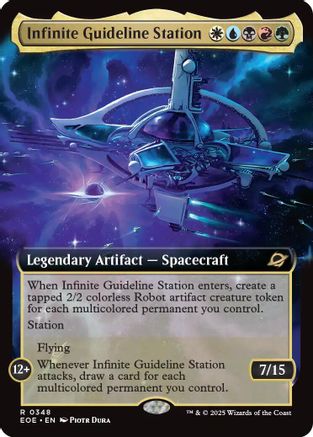 Infinite Guideline Station (Extended Art) (348) Foil - Edge of Eternities