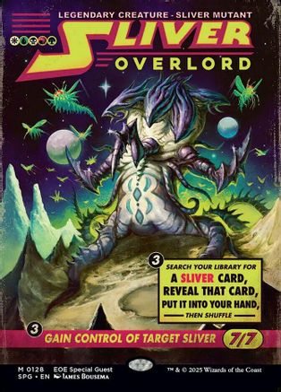 Sliver Overlord (Showcase) (128) Foil - Special Guests