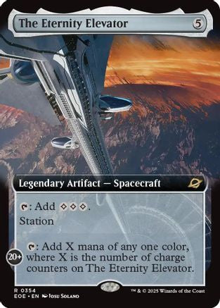 The Eternity Elevator (Extended Art) (354) Foil - Edge of Eternities