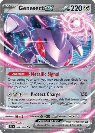 Genesect ex (67) Holofoil - Black Bolt