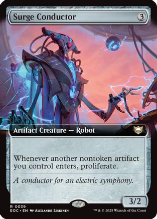 Surge Conductor (Extended Art) (039) - Commander: Edge of Eternities