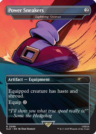 Power Sneakers - Lightning Greaves (2099) - Secret Lair Drop Series