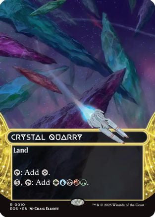 Crystal Quarry (Borderless) (010) - Edge of Eternities: Stellar Sights