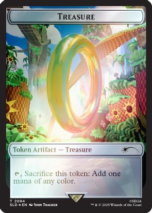 Treasure Token (2094) (Rainbow Foil) (2094) Foil - Secret Lair Drop Series