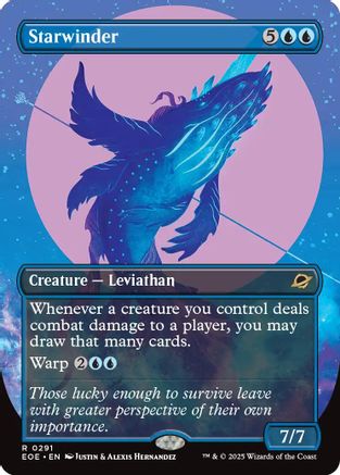 Starwinder (Borderless) (291) Foil - Edge of Eternities