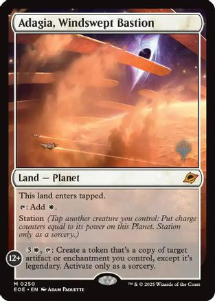 Adagia, Windswept Bastion (250) Foil - Promo Pack: Edge of Eternities
