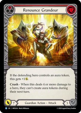 Renounce Grandeur (MPG034)  - Mastery Pack Guardian