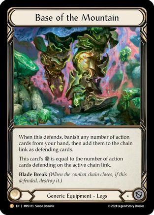 Base of the Mountain (MPG113) Rainbow Foil - Mastery Pack Guardian
