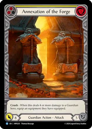 Annexation of the Forge (Extended Art) (MPG031) Rainbow Foil - Mastery Pack Guardian