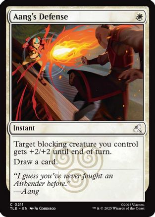 Aang's Defense (211) Foil - Avatar: The Last Airbender: Eternal-Legal