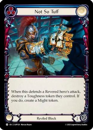 Not So Tuff (SUP124) Rainbow Foil - Super Slam