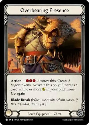 Overbearing Presence (SUP126) Cold Foil - Super Slam