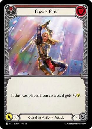 Power Play (Red) (SUP186) Rainbow Foil - Super Slam