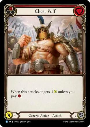 Chest Puff (SUP222) Rainbow Foil - Super Slam