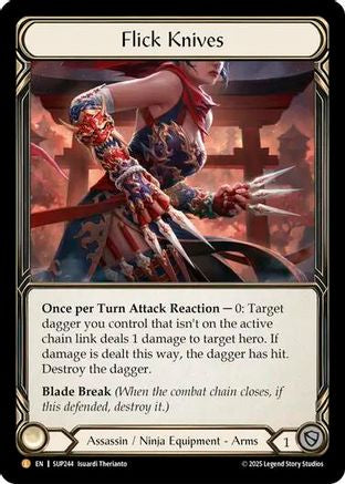 Flick Knives (SUP244) Rainbow Foil - Super Slam