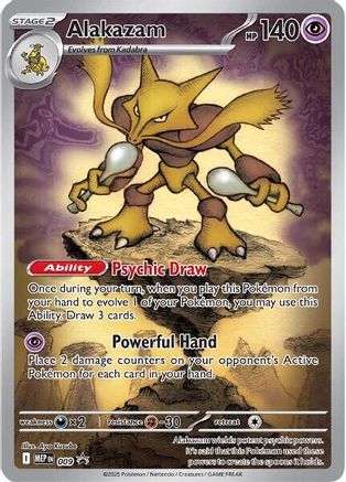 Alakazam - 009 (9) Holofoil - ME Mega Evolution Promo
