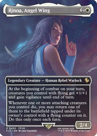 Rinoa, Angel Wing (Borderless) (450) Foil - Commander: FINAL FANTASY