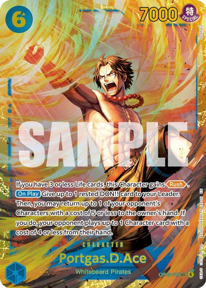 Portgas.D.Ace (OP13-119) Foil