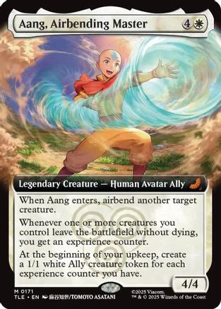 Aang, Airbending Master (Extended Art) (171) Foil - Avatar: The Last Airbender: Eternal-Legal