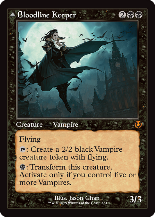 Bloodline Keeper // Lord of Lineage (Retro Frame) (461) - Innistrad Remastered