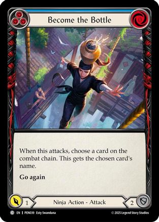 Become The Bottle (Blue) (PEN039) Rainbow Foil - Compendium of Rathe