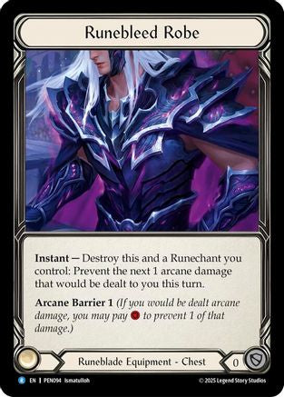 Runebleed Robe (PEN094) Cold Foil - Compendium of Rathe