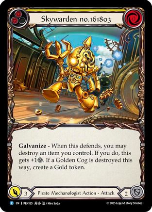 Skywarden No(Red)6(Red)80(Blue) (Yellow) (PEN165) Rainbow Foil - Compendium of Rathe