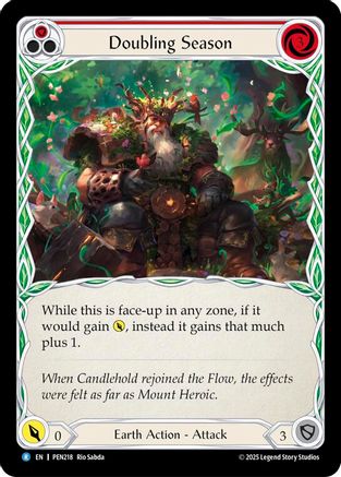 Doubling Season (Red) (PEN218) - Compendium of Rathe