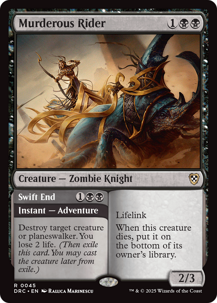 Murderous Rider (045) - Commander: Aetherdrift