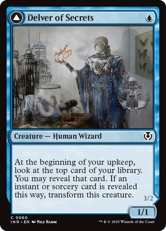 Delver of Secrets // Insectile Aberration (060) - Innistrad Remastered