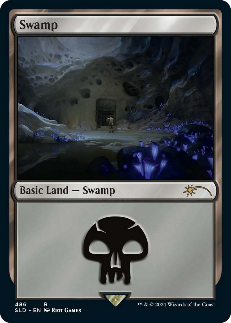 Swamp (486) Foil - Secret Lair Drop