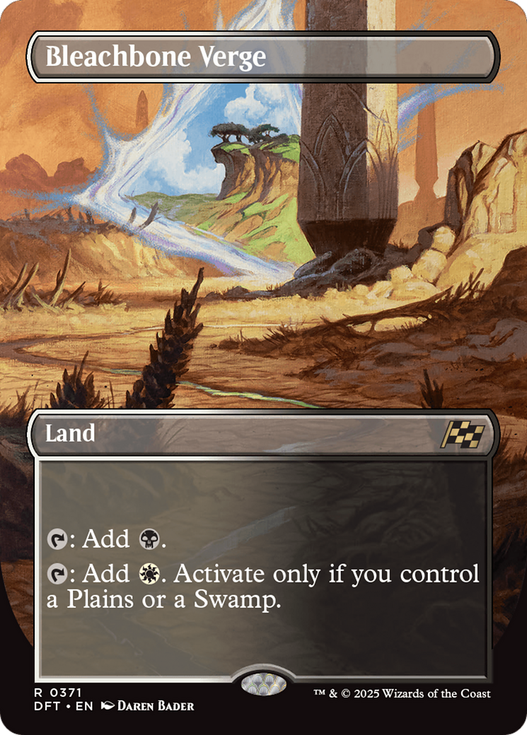 Bleachbone Verge (Borderless) Foil (371) - Aetherdrift