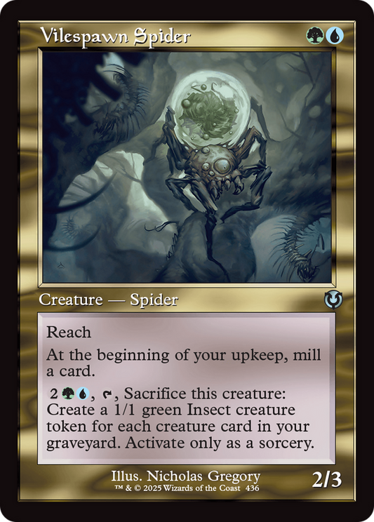 Vilespawn Spider (Retro Frame) (436) - Innistrad Remastered