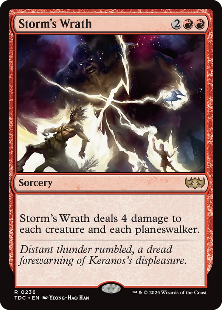 Storm's Wrath (236) - Commander: Tarkir: Dragonstorm
