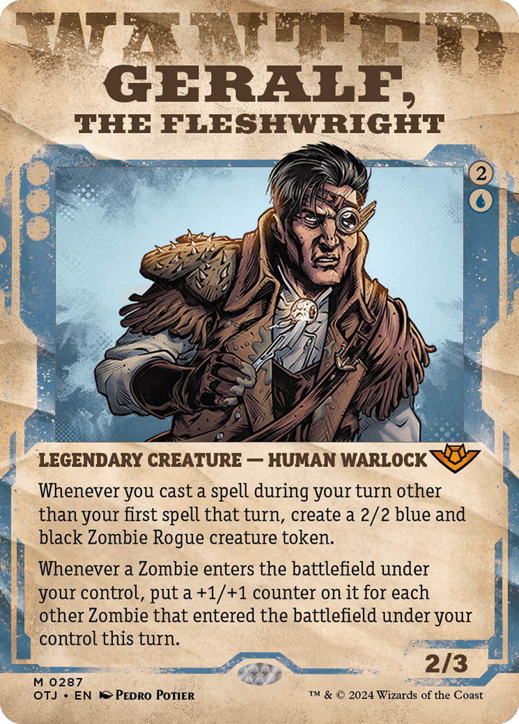 Geralf, the Fleshwright: (Showcase)(Borderless) (287)