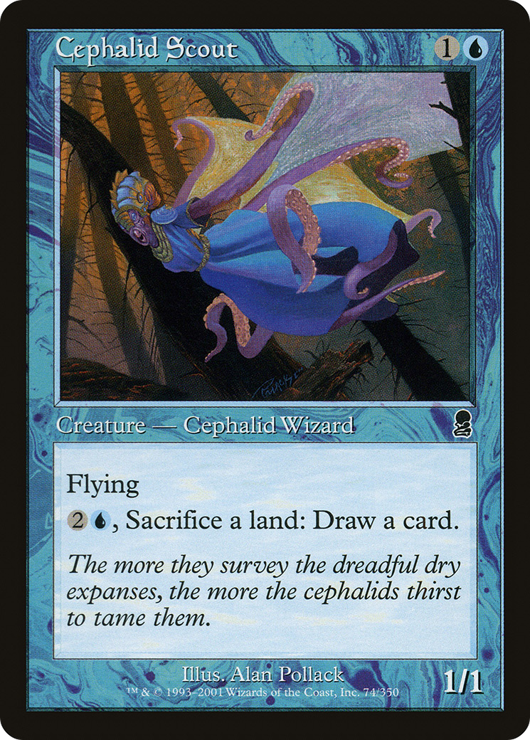 Cephalid Scout (Retro) (074) Foil - Odyssey