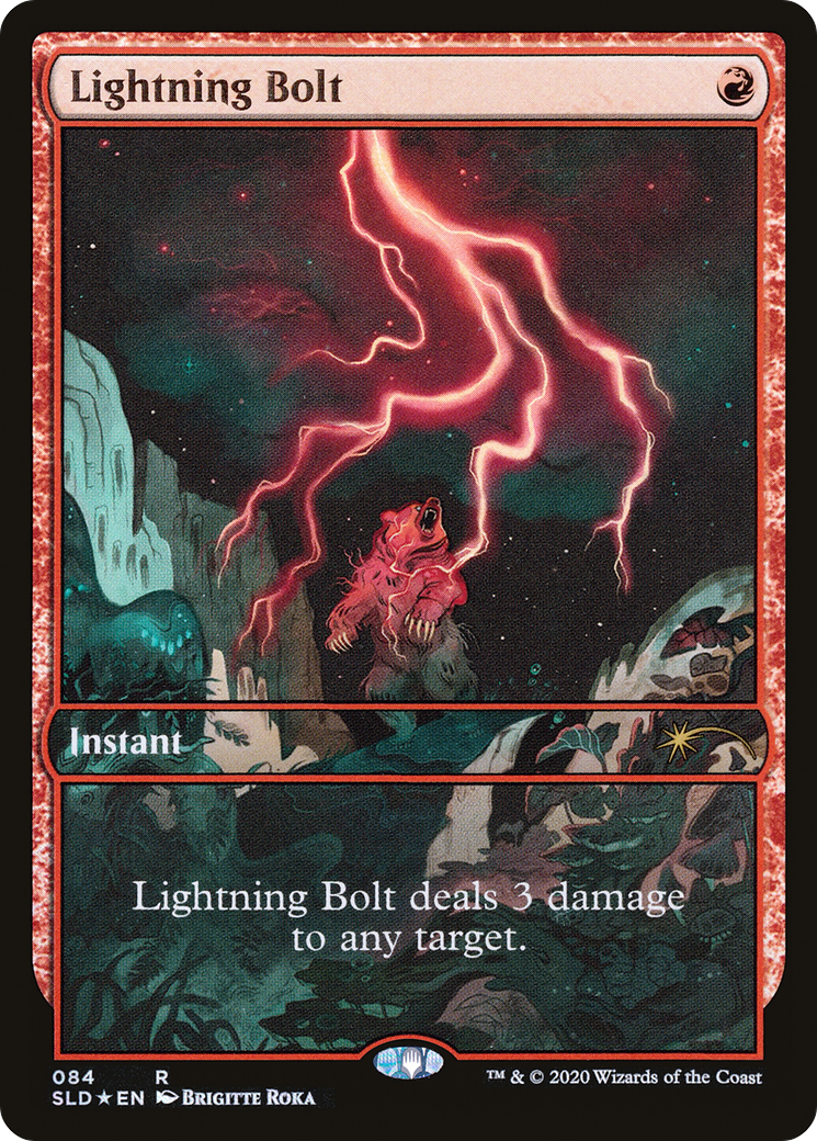 Lightning Bolt (084) Foil - Secret Lair Drop