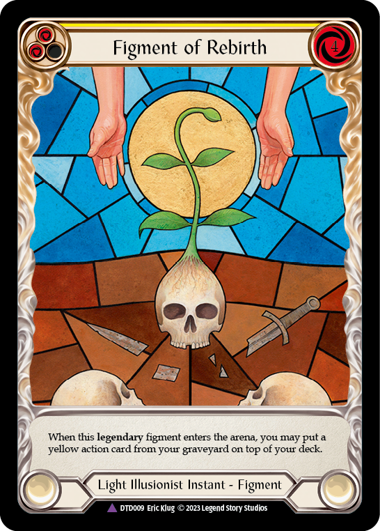 Figment of Rebirth // Avalon, Archangel of Rebirth (Marvel) (DTD009) Cold Foil - Dusk till Dawn