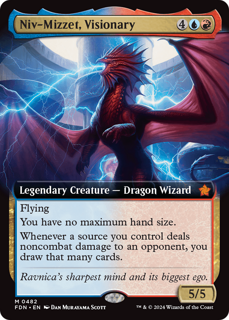 Niv-Mizzet, Visionary: (Extended Art) (482)