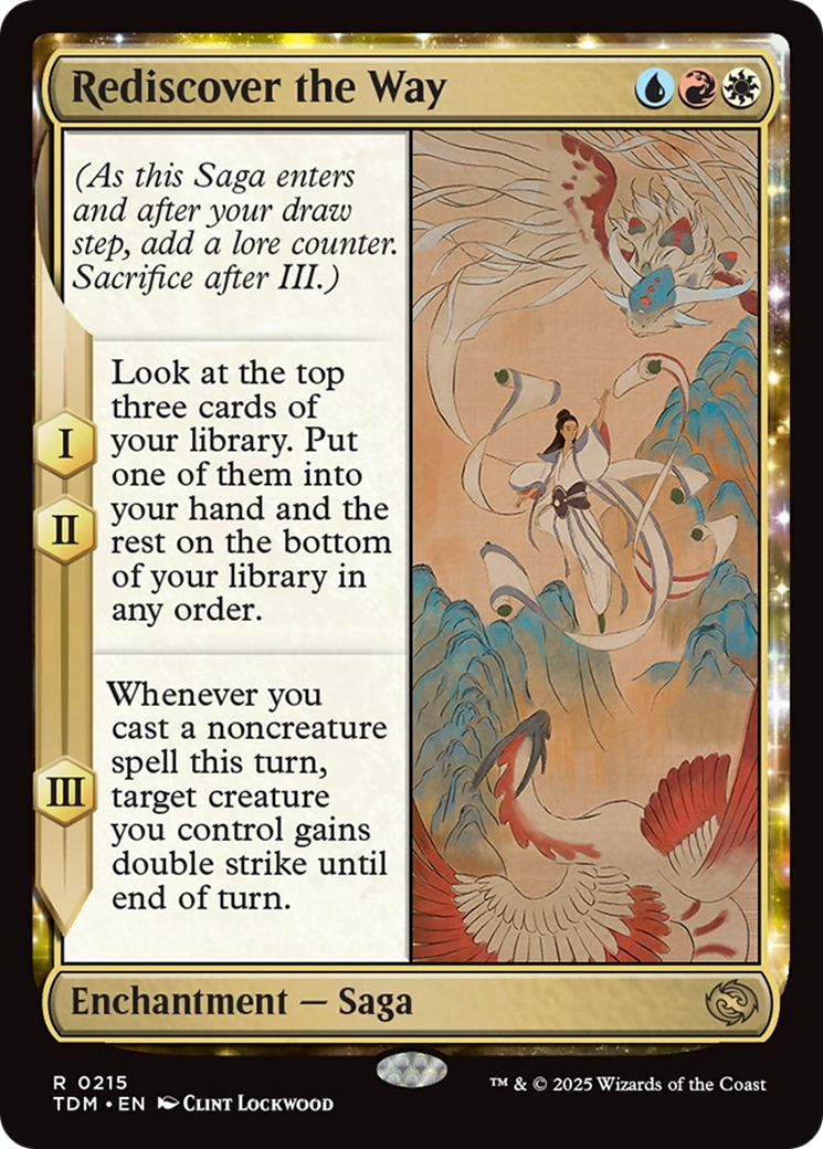 Rediscover the Way (215) Foil - Tarkir: Dragonstorm